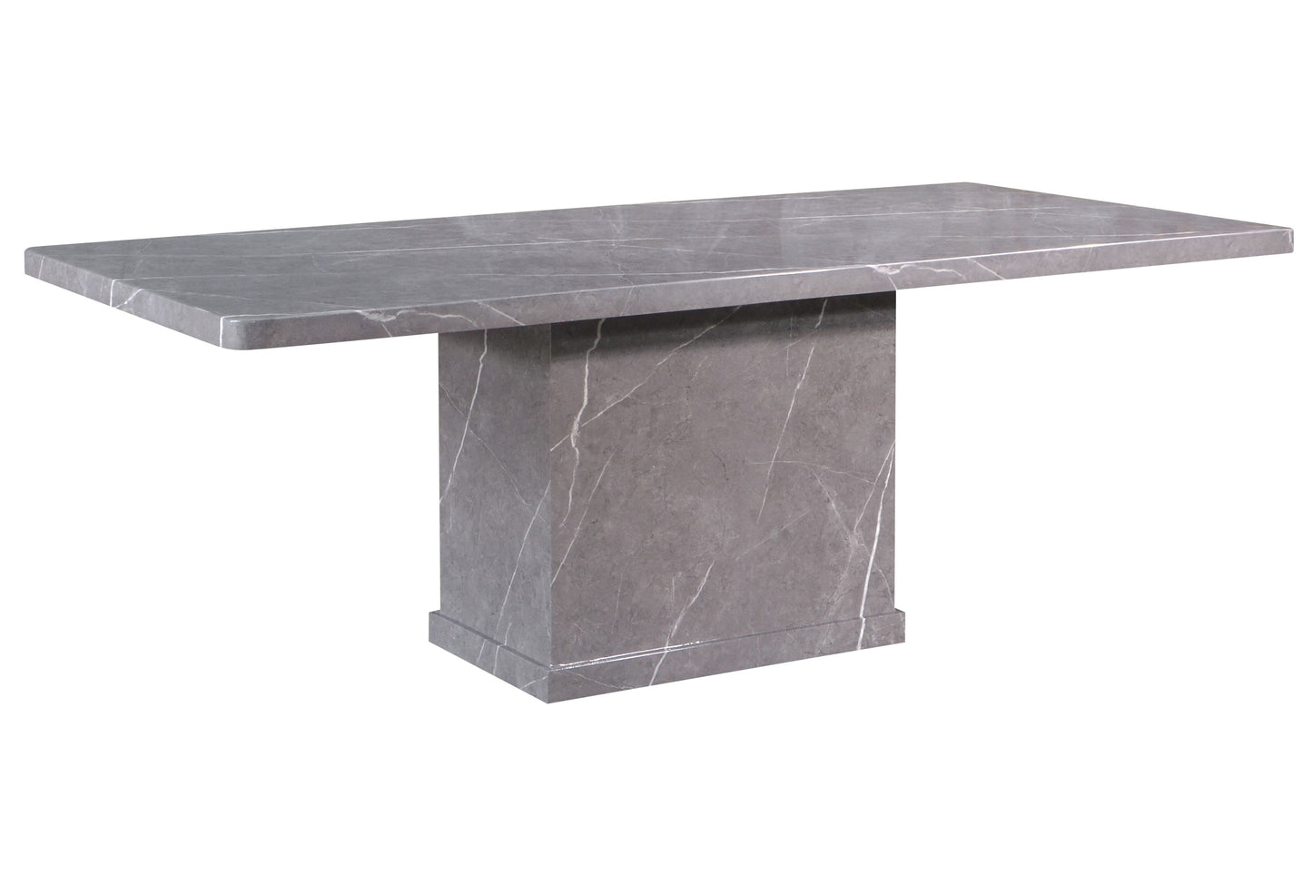 KAYDEN 7ft Rectangle 8-Seater Marble Dining Set