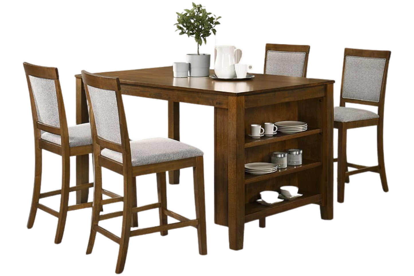 EASE 4-Seater Wooden Dining Set