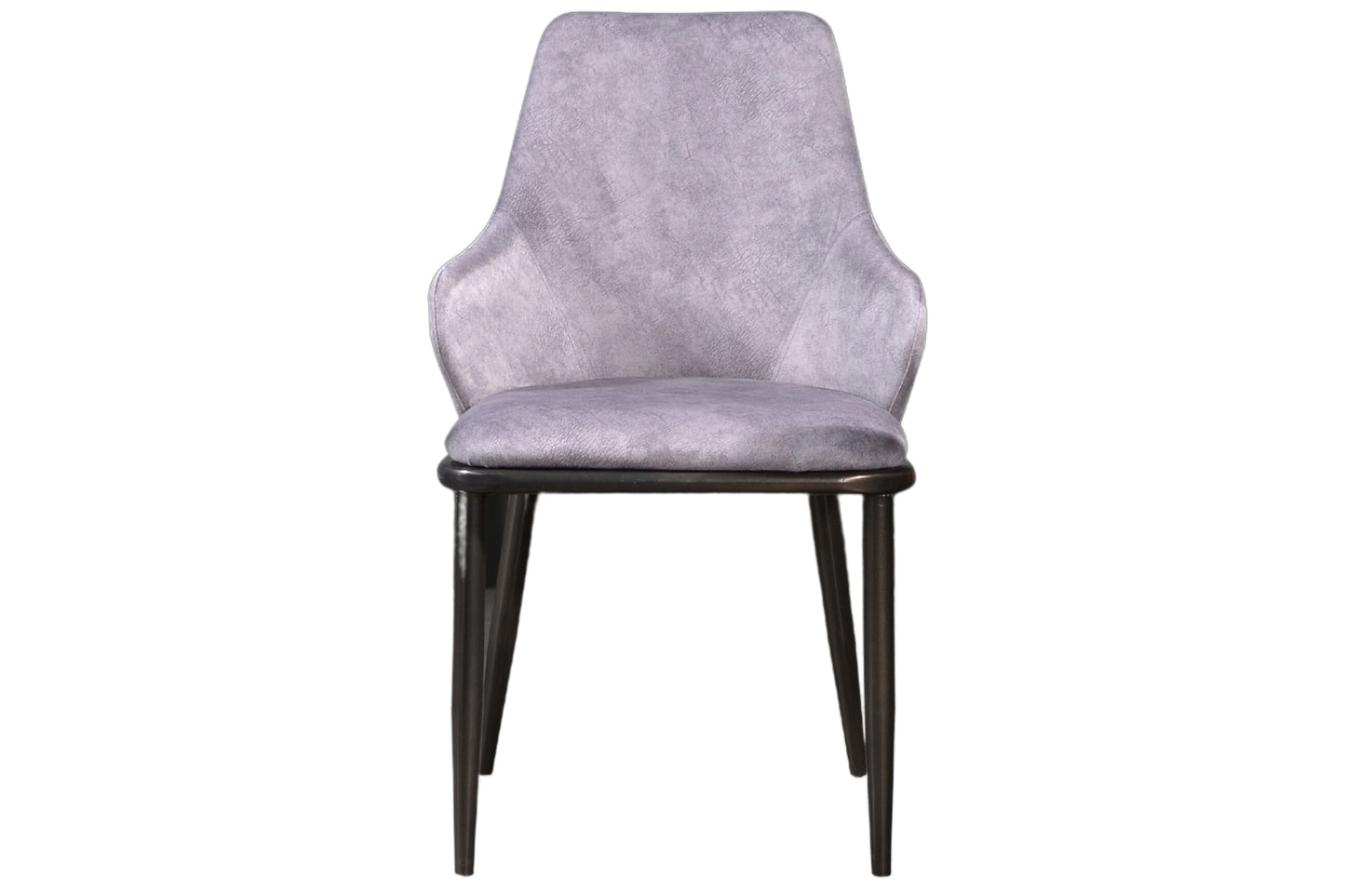 BELLA Fabric Dining Chair with Metal Gun Leg