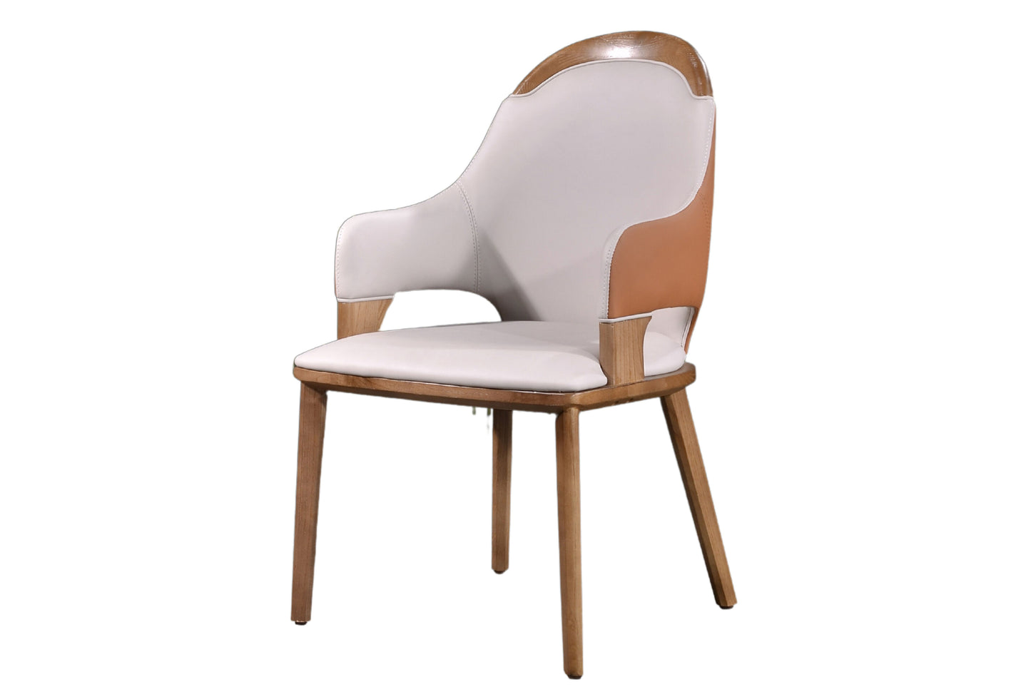 FIORELLA Rectangle Ashwood Marble Dining Set (1+8)