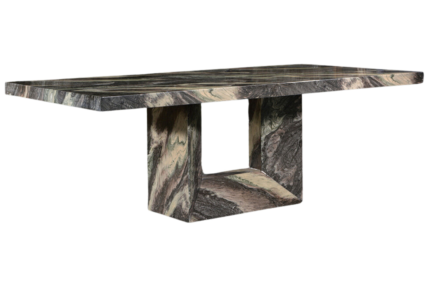 REGAL 7ft Rectangle 8-Seater Marble Dining Set