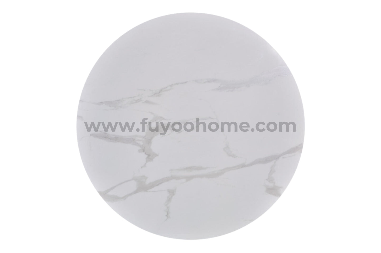 ZETA Round Marble Dining Table with Ashwood Base
