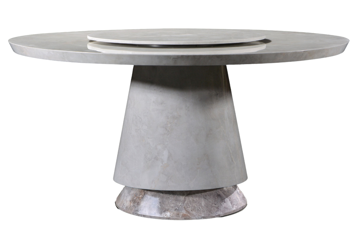 FRANCESCA 6-Seater Round Marble Dining Set