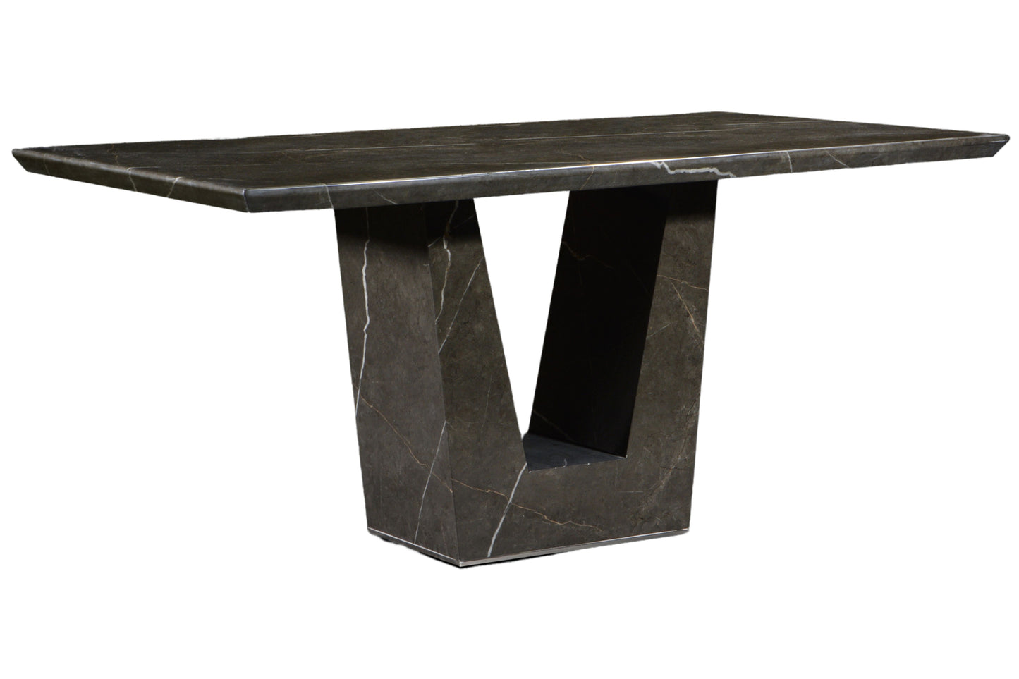 MARTINA 5.3ft Rectangle 6-Seater Marble Dining Set