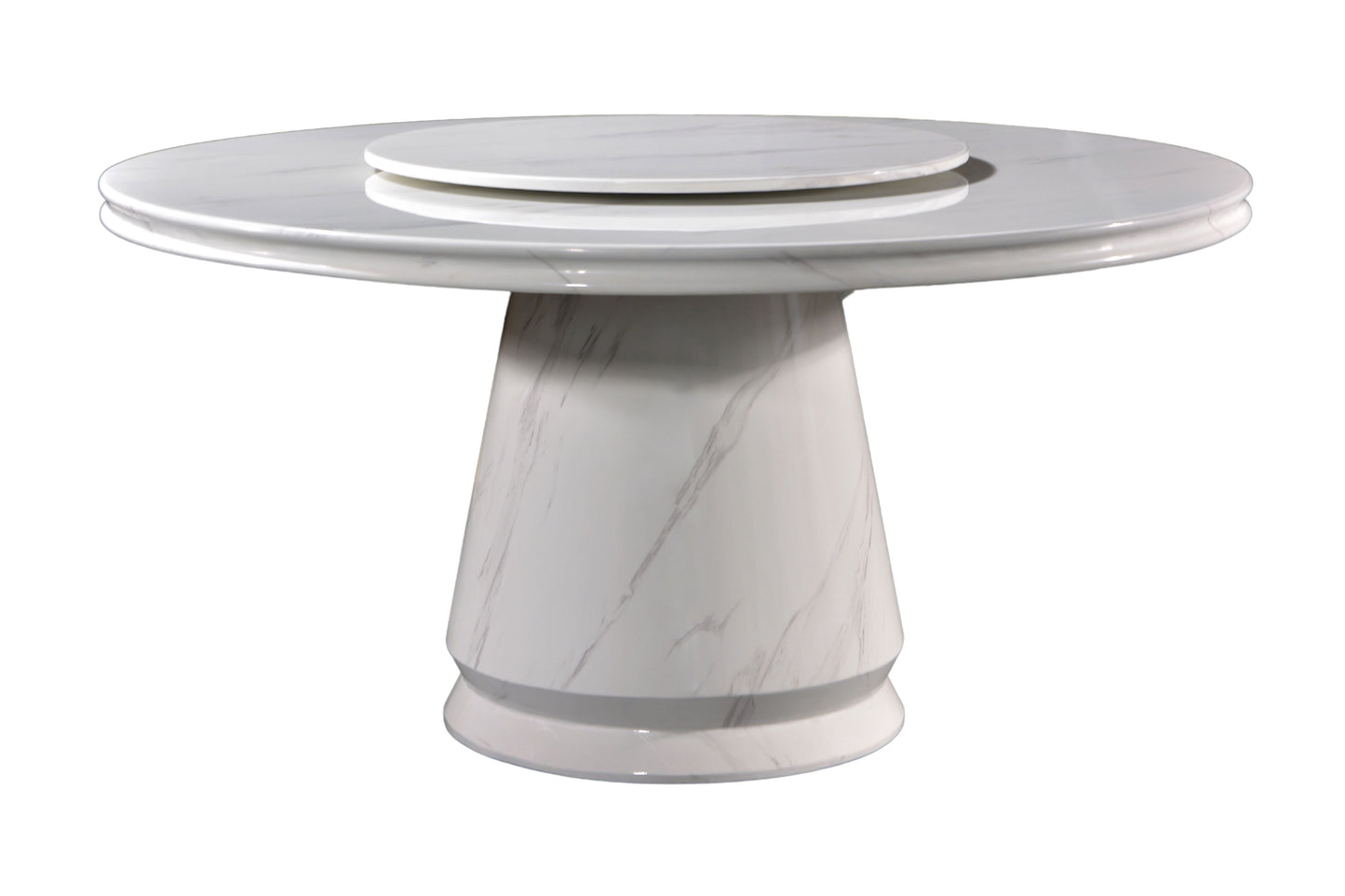 ROCCO 8-Seater Round Marble Dining Set