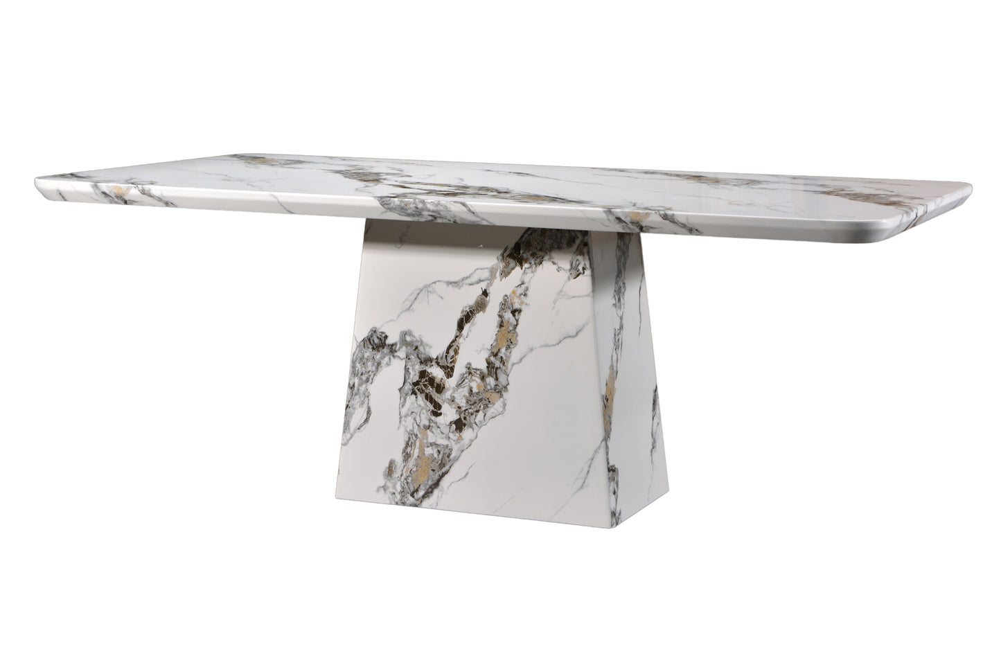 ANDREA 5.3ft Rectangle 6-Seater Marble Dining Set