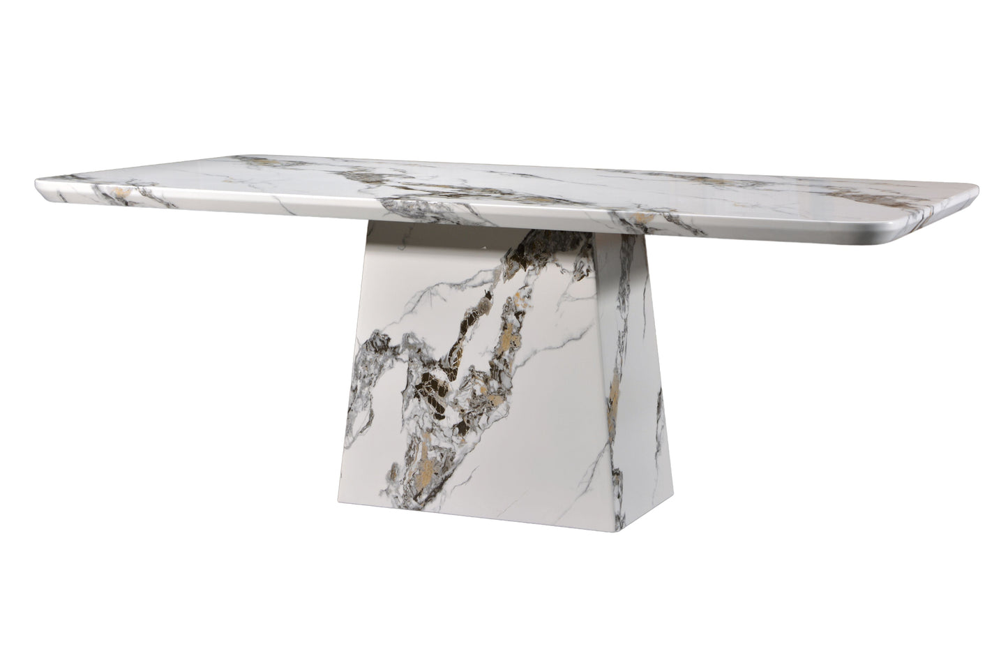 ANDREA II 6.6ft Rectangle 8-Seater Marble Dining Set