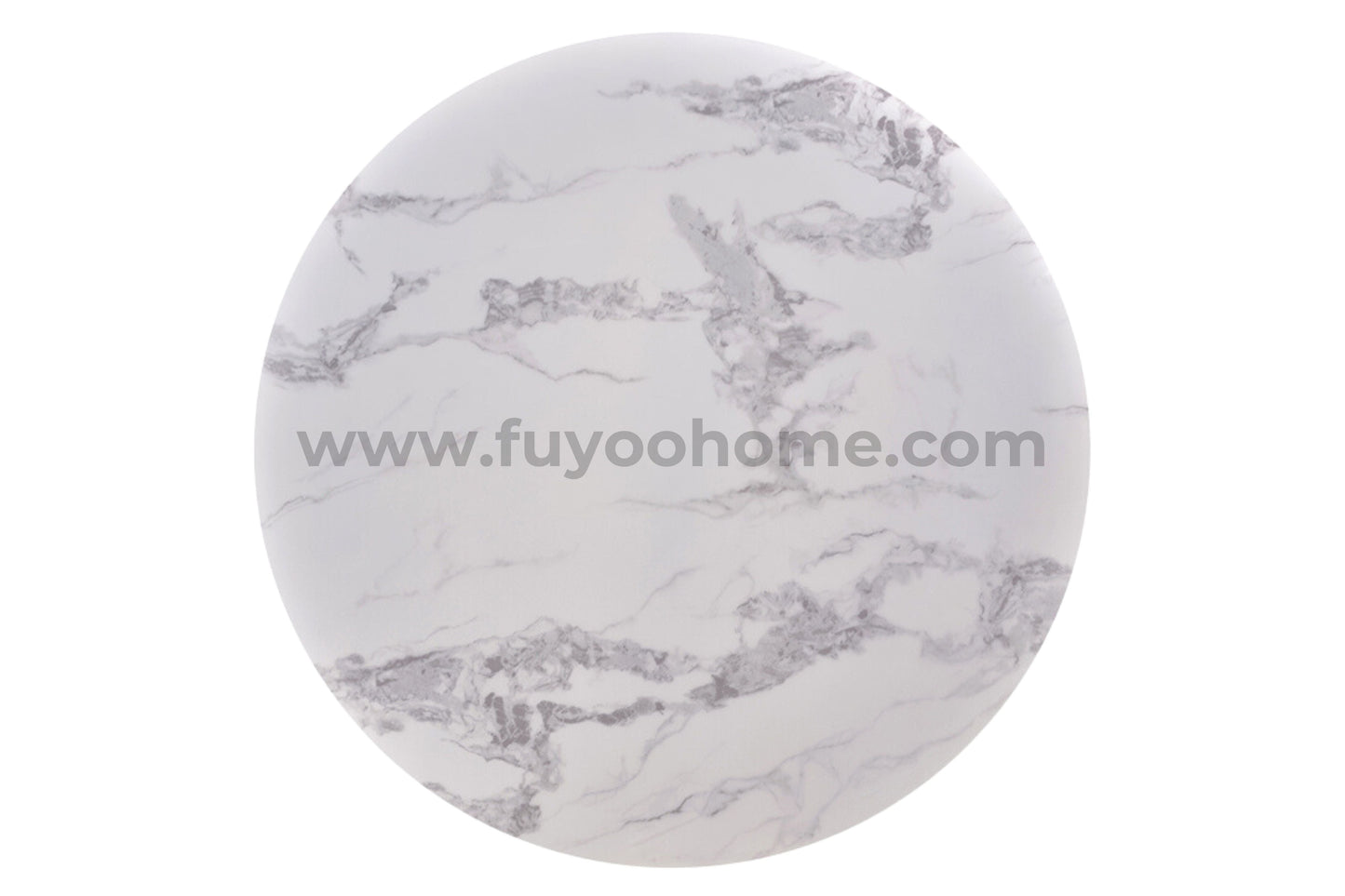 ZETA Round Marble Dining Table with Ashwood Base
