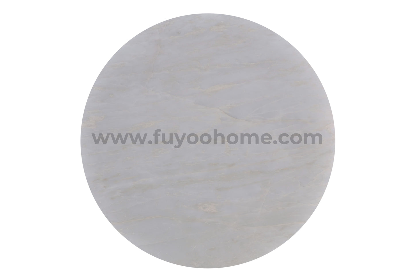 ZETA Round Marble Dining Table with Ashwood Base