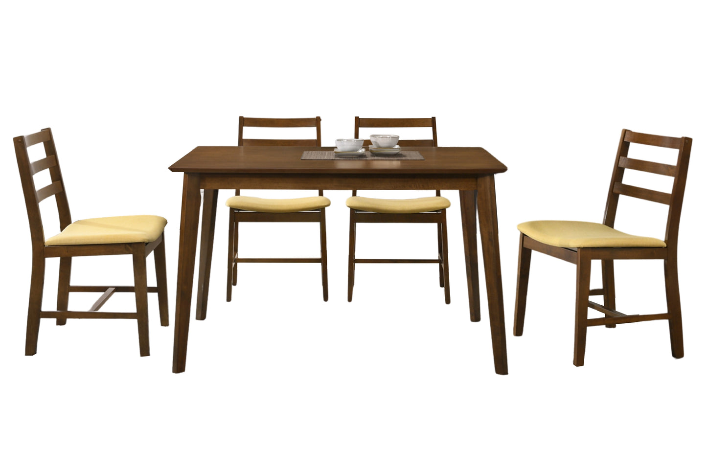 LEMON 4-Seater Wooden Dining Set