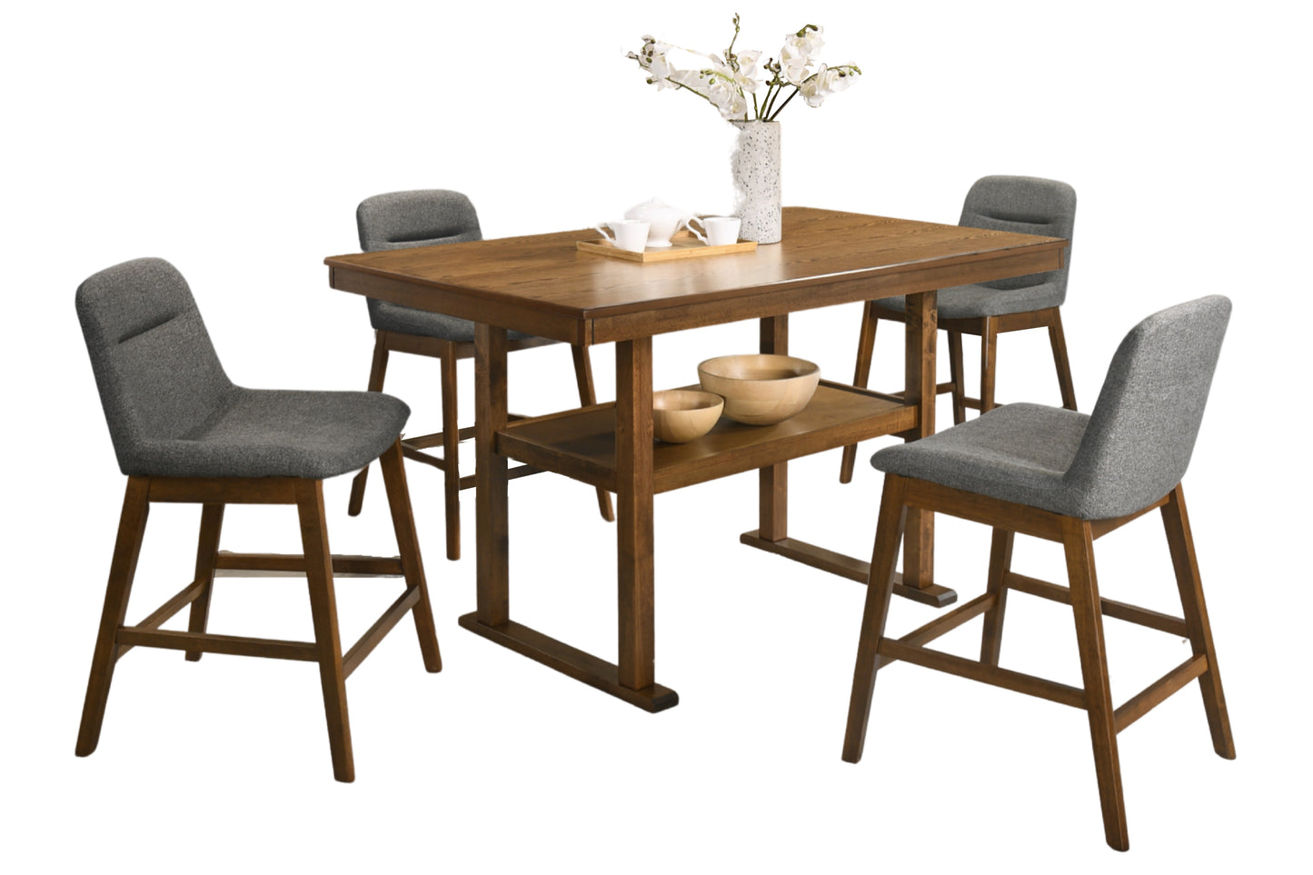 ELEVATE 4-Seater Wooden Dining Set