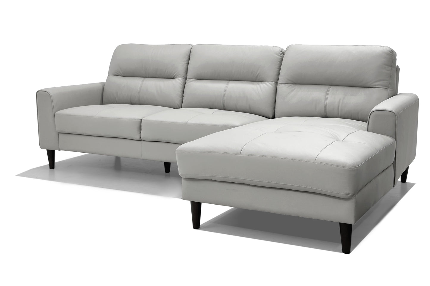 Opulence Blend L-Shape Genuine Leather Sofa