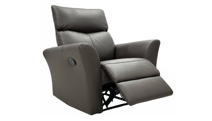 ELISE Genuine Leather 2+3 Seater Plus Recliner Sofa Set (Dark Chocolate)