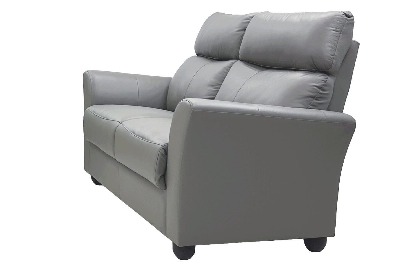 Elite Comfort Genuine Leather 2+3 Seater Plus Recliner Sofa Set (Slate Grey)