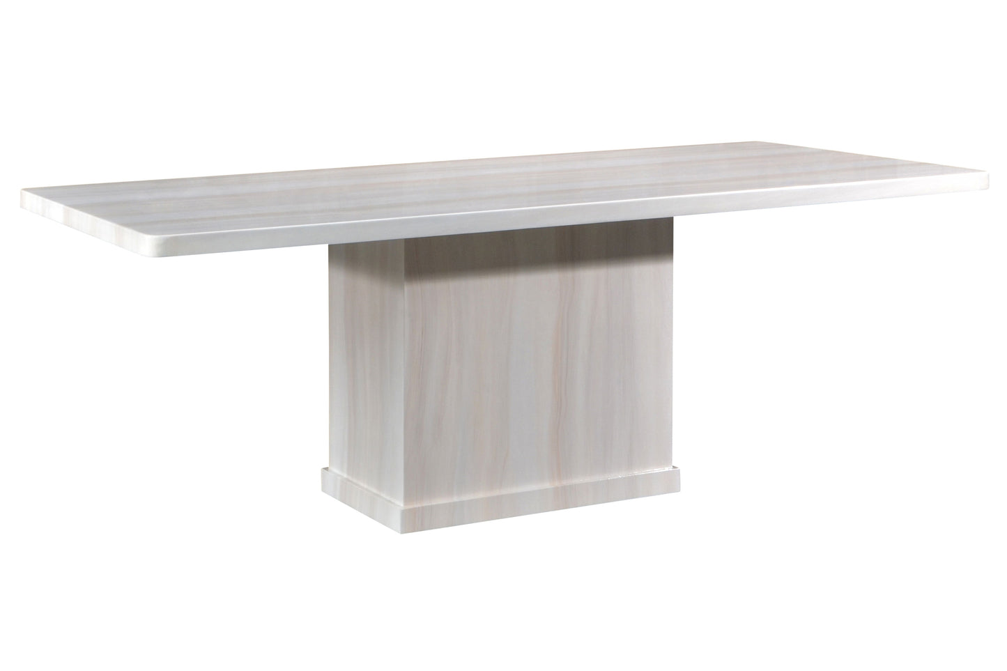 LORENZO 7ft Rectangle 8-Seater Marble Dining Set
