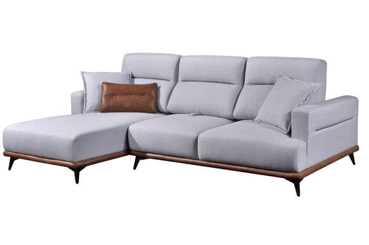 BEVERLY 3-Seater L-Shape Easy Clean Sofa