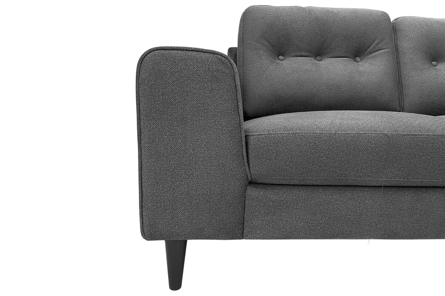 Rowell L-Shape 3 Seater Fabric Sofa