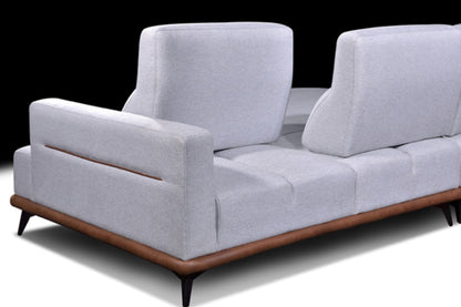 BEVERLY 3-Seater L-Shape Easy Clean Sofa