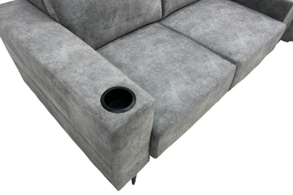 Graceful Harbor L-Shape Fabric Sofa