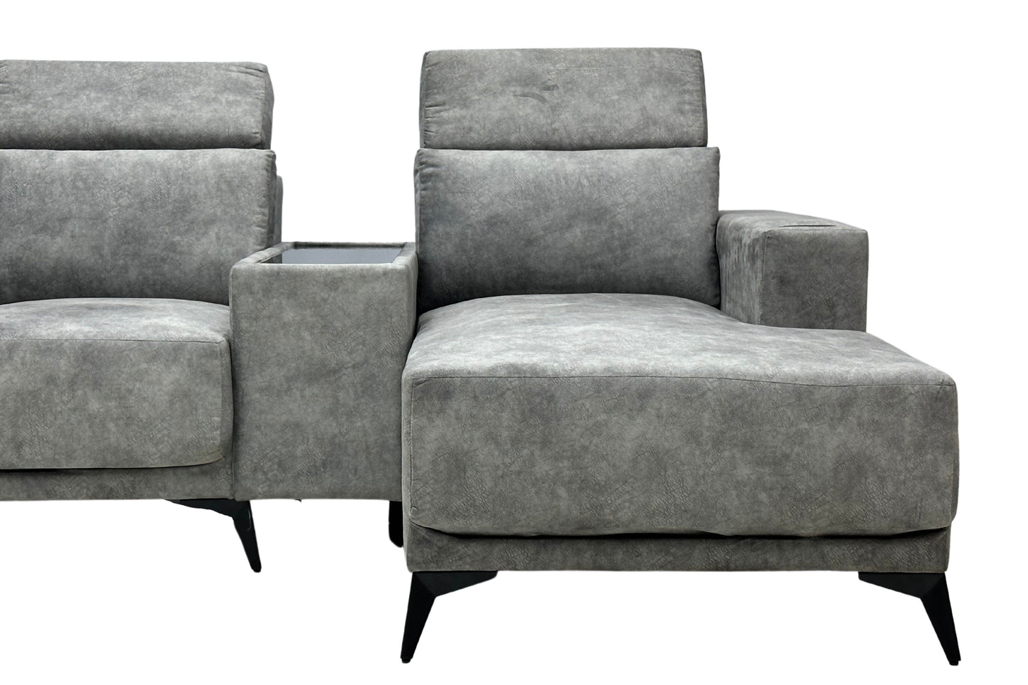 Graceful Harbor L-Shape Fabric Sofa