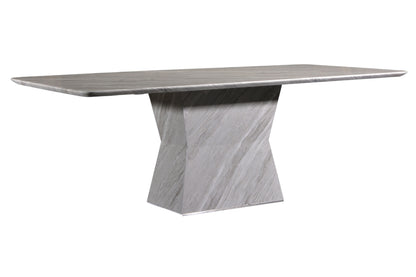 FRANCESCA 7ft Rectangle 8-Seater Marble Dining Set