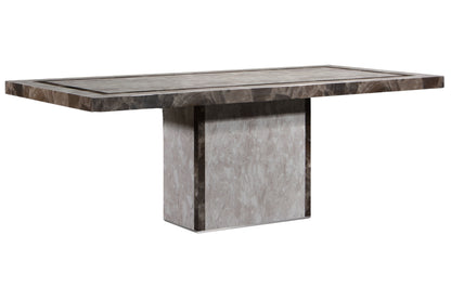 MAMOD 7ft Rectangle 8-Seater Marble Dining Set