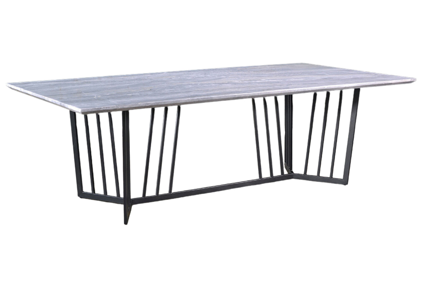 CATHY II 8ft Rectangle Marble Dining Table