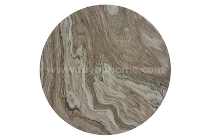 IBARAKI Round Natural Marble Dining Table