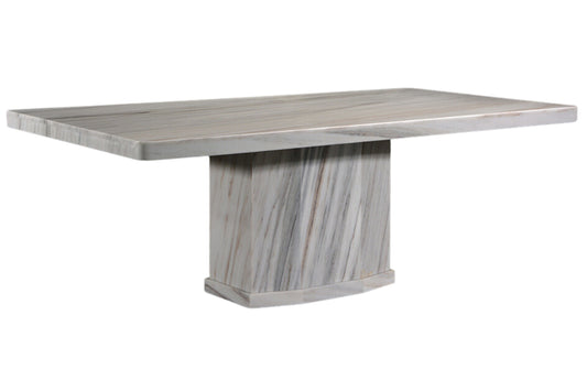 BOLZANO Rectangle Natural Marble Dining Table