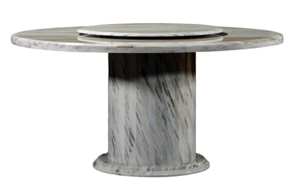 TAMAKI Round Natural Marble Dining Table