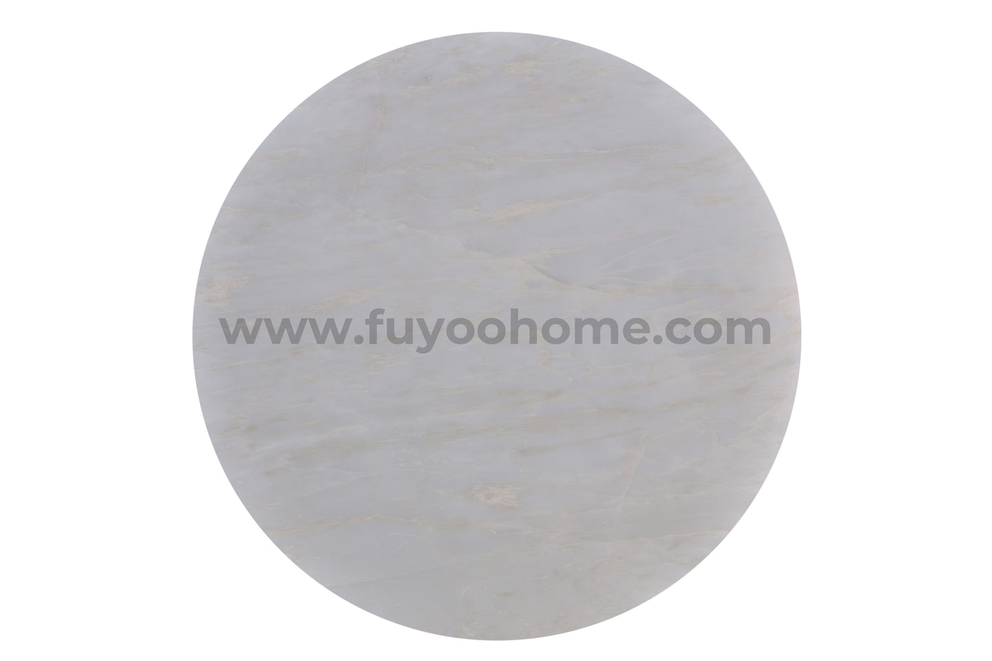 RENZO Round Marble Dining Table with Ashwood Base